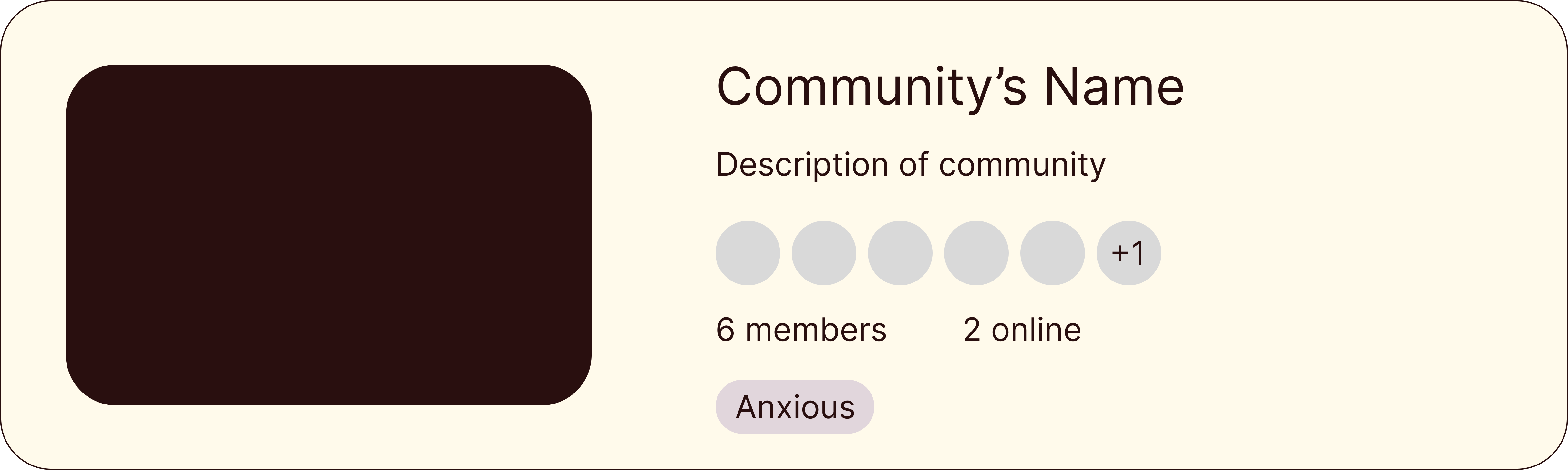 Active Communities screen